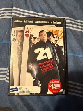 21 Movie DVD - Black and White Case
